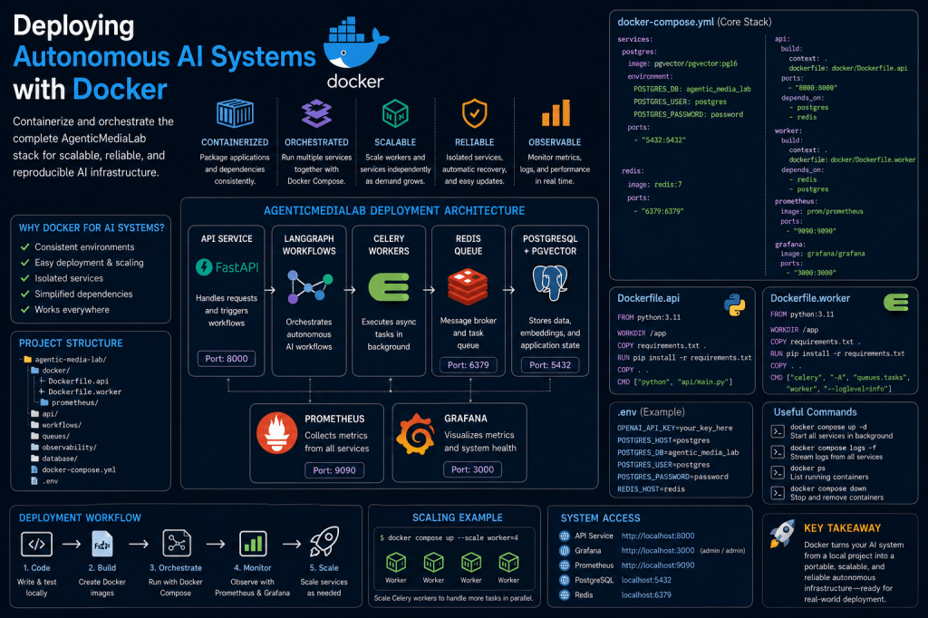 Deploying Autonomous AI Systems with Docker