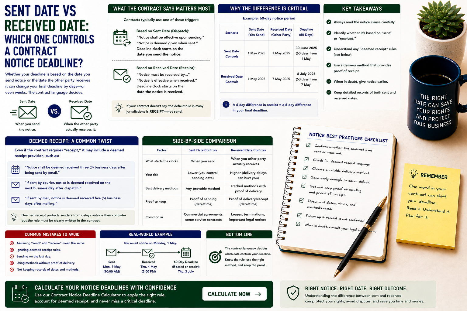 Sent Date vs Received Date: Which One Controls a Contract Notice Deadline?